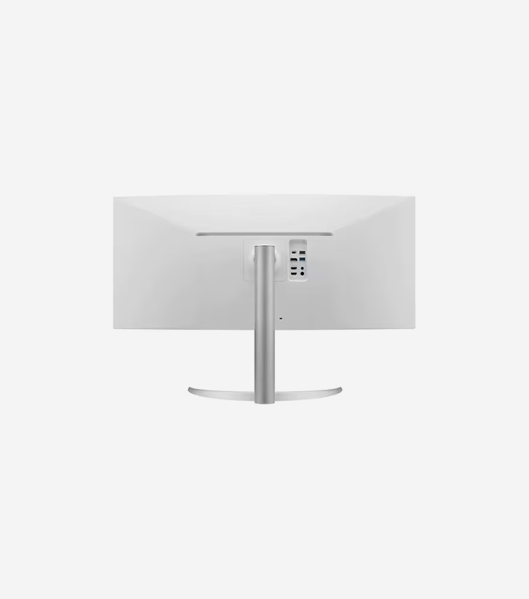 LG Ultrawide 38WP85C-W 38" Class UW-QHD+ Curved Screen LCD Monitor - 21:9 - Silver, White - 37.5" Viewable - In-plane Switching (IPS) Technology - 3840 x 1600 - 1.07 Billion Colors - FreeSync - 300 cd/m² - 5 ms - Speakers - HDMI - DisplayPort
